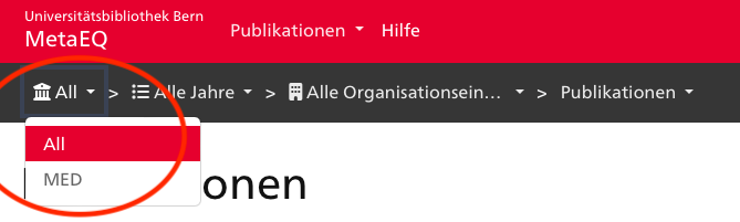 Forschungsbereich wählen